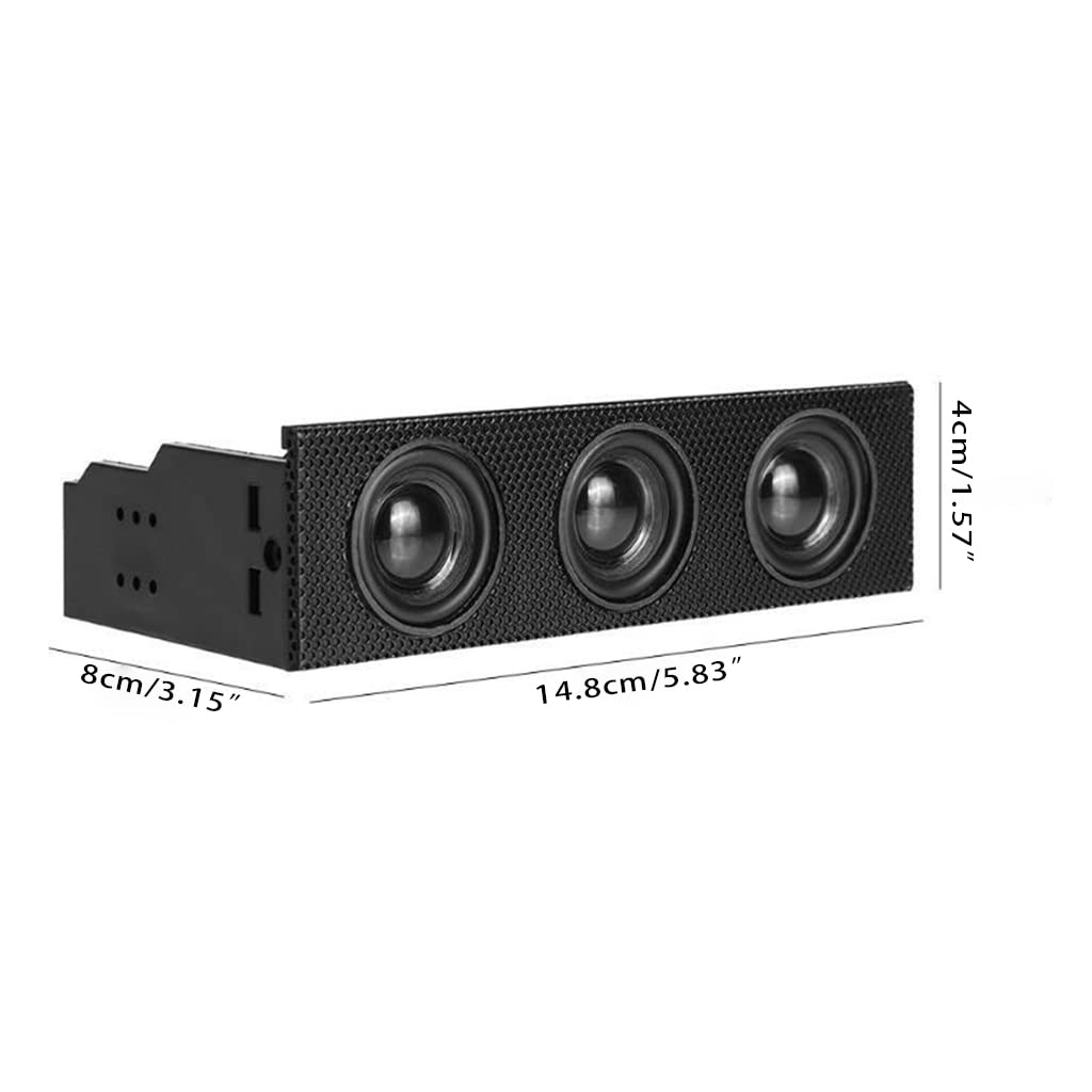 Limtula Stereo Speaker for PC Case - Front Panel Built-in with Low Temp Resistance for Gaming & Home Theater
