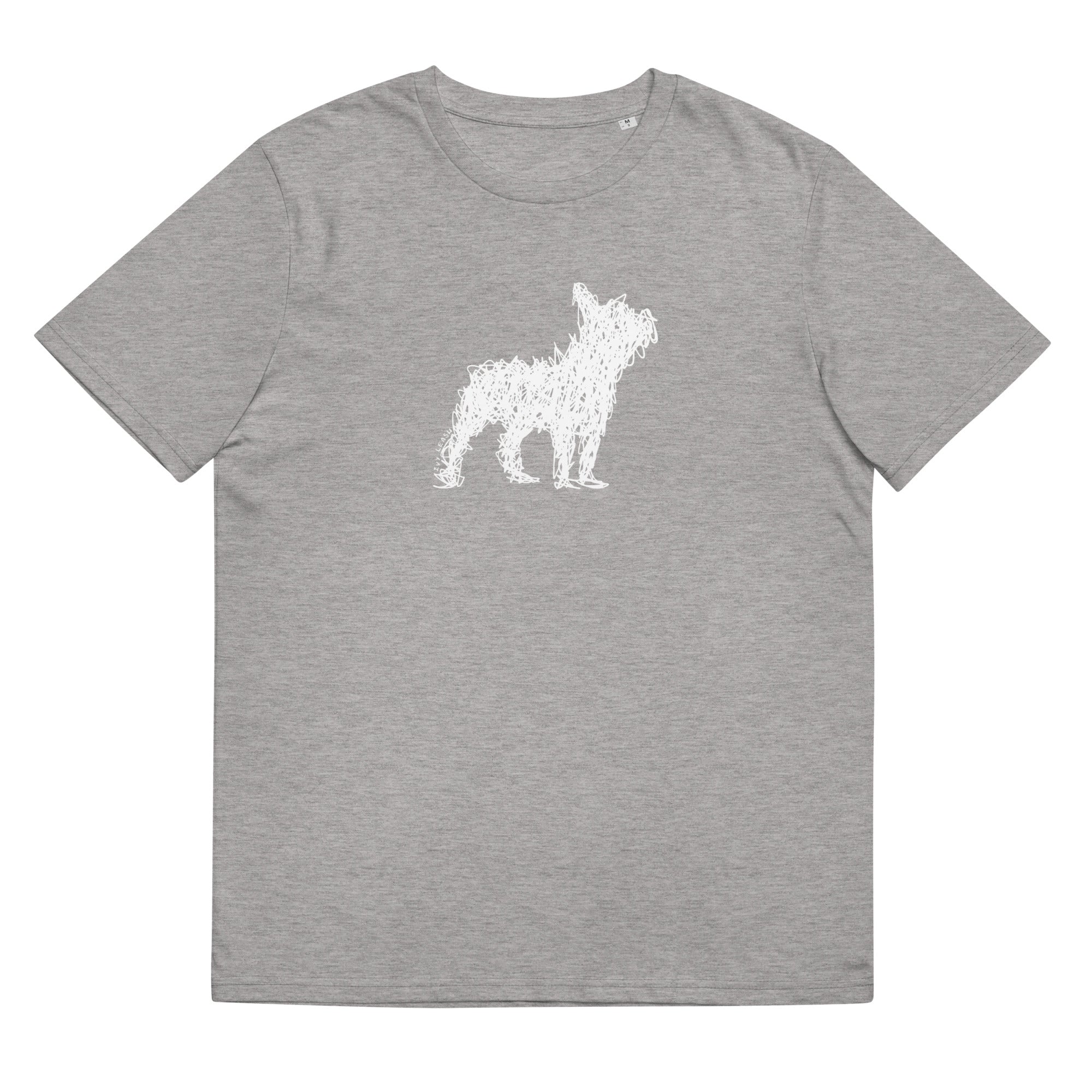 Unisex Organic Cotton T-Shirt with French Bulldog Print | Eco-Friendly Casual Wear for Men & Women | Perfect for Dog Lovers, Daily Wear & Gifts