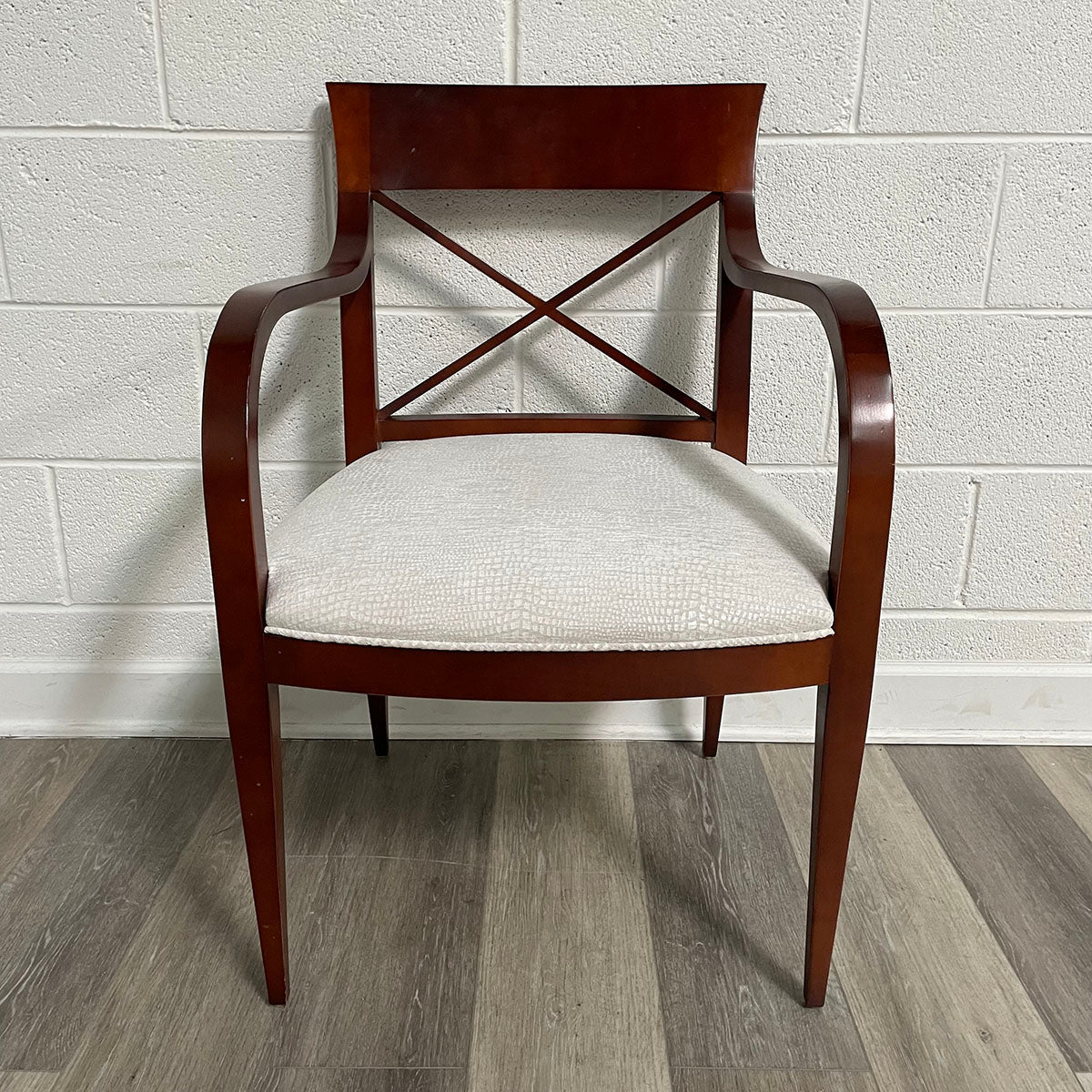 Stylish Wooden Armchairs Set of 2 - Modern Solid Wood Dining Chairs with Padded Seat - Perfect for Dining Room, Living Room, or Office Decor