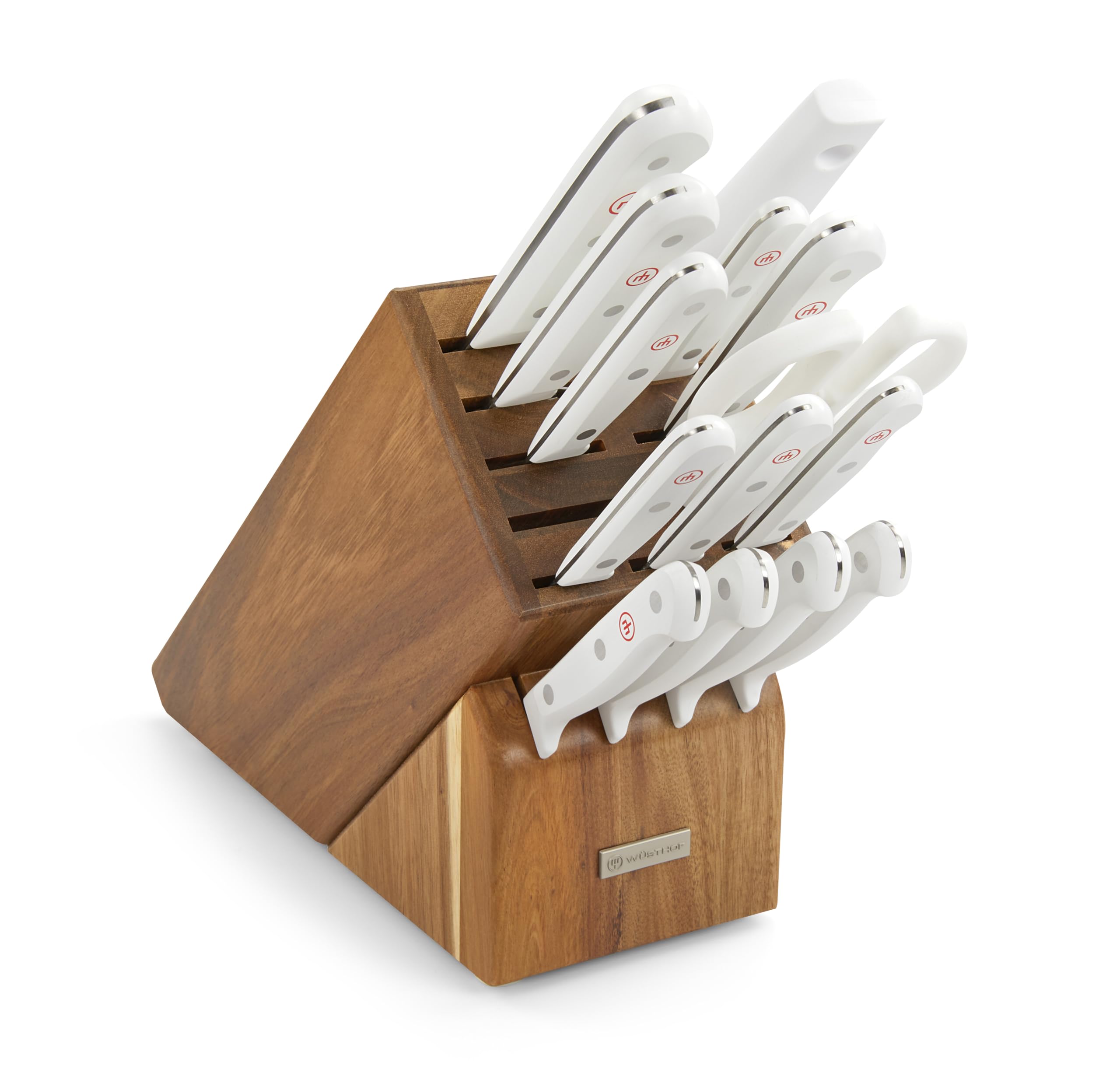 WÜSTHOF Gourmet 16-Piece Knife Block Set - Premium German Stainless Steel Kitchen Knives for Professional Chefs & Home Cooking | Perfect for Slicing, Dicing, and Food Preparation