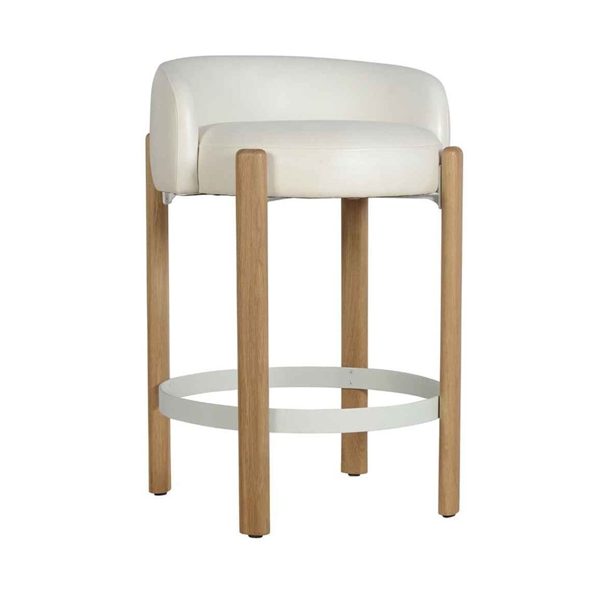 Modern 26-Inch Arch Bar Stool - Adjustable Height Counter Stool for Kitchen Island, Breakfast Bar & Home Decor - Durable Metal Frame & Comfortable Seat