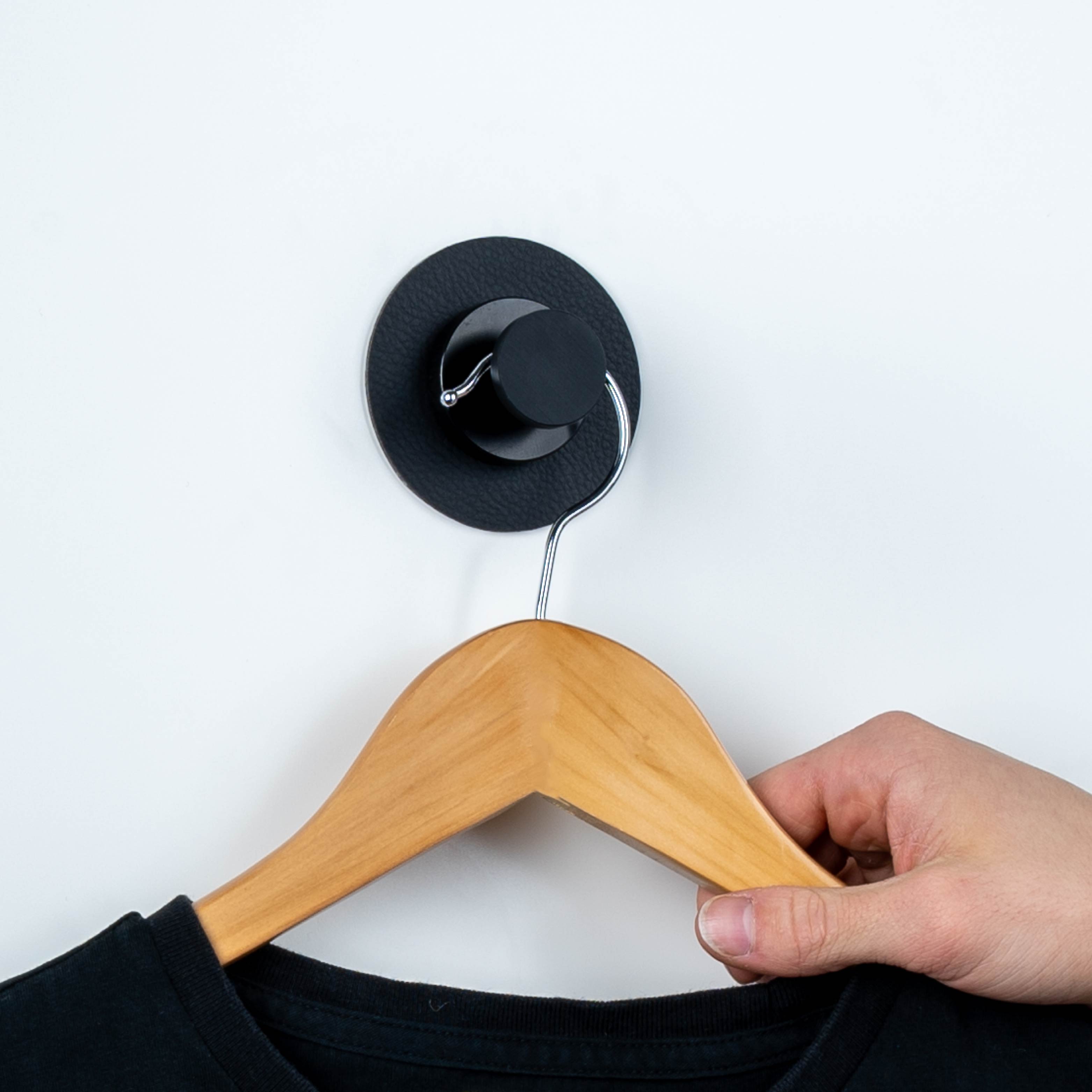 SPOT Magnetic Hook Bundle - Black - Strong Neodymium Hooks for Home, Office & Garage Organization