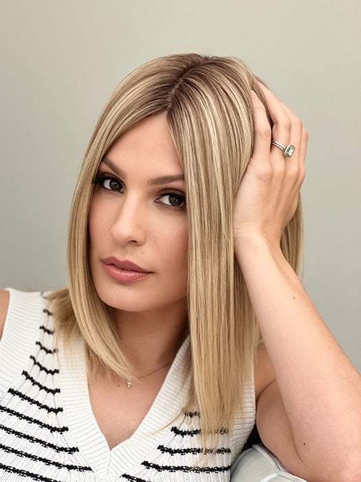 Colbie 100% Human Hair Hand-Tied Wig - Natural Look & Comfort for Daily Wear, Cosplay, and Special Occasions