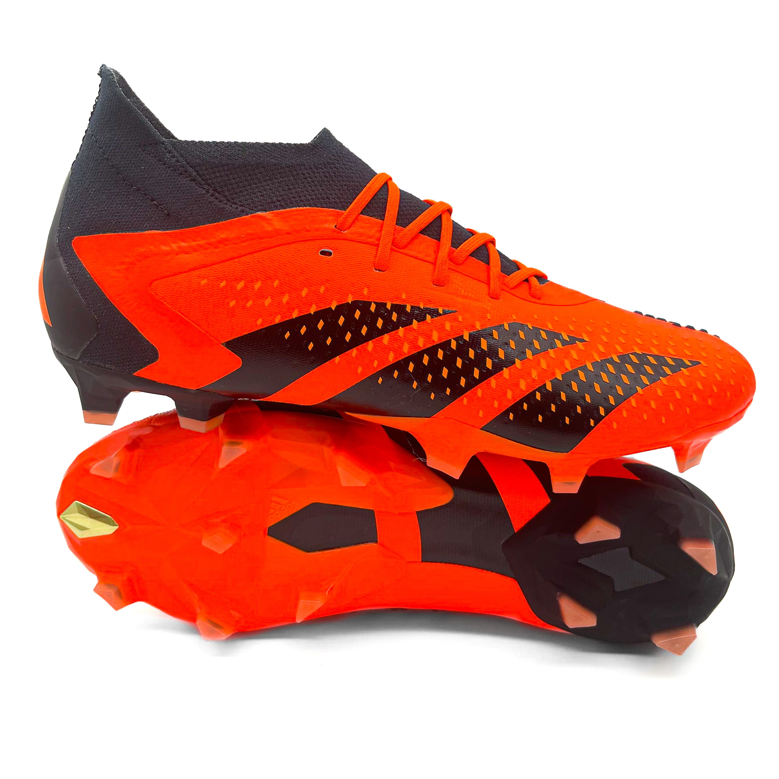 Adidas Predator Accuracy.1 FG Soccer Cleats - Solar Orange | Firm Ground Football Boots for Men | Perfect for Artificial Turf & Outdoor Matches