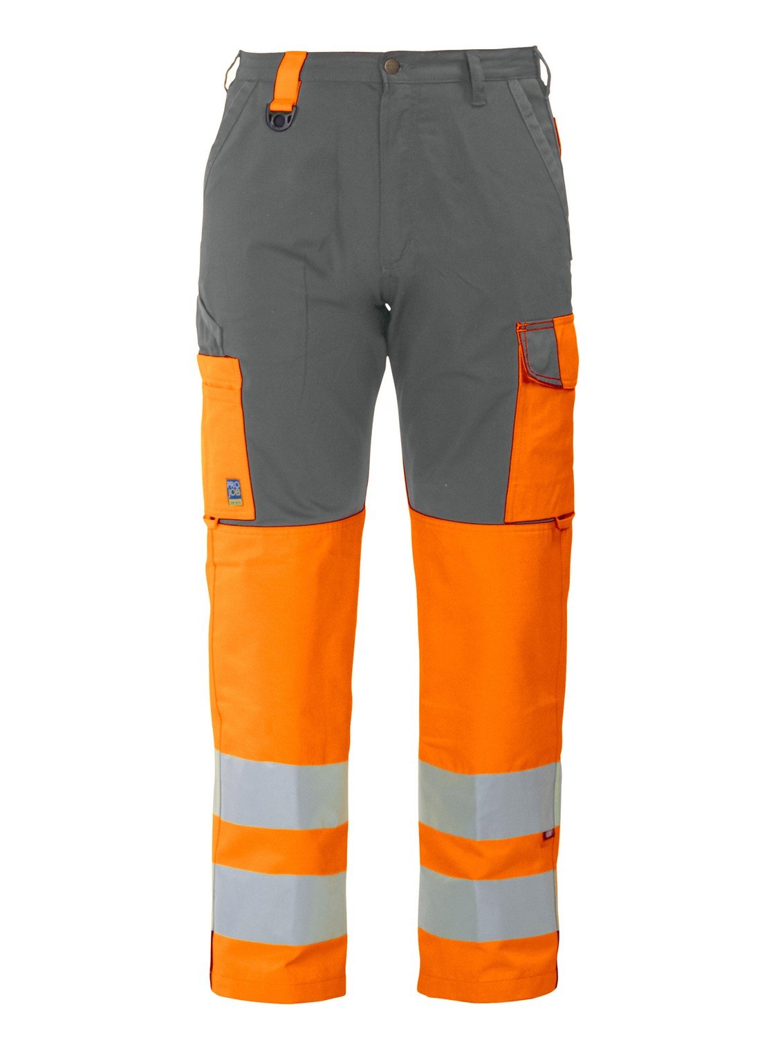 High Visibility Cargo Pants for Men - Reflective Work Pants with Multiple Pockets | Ideal for Construction, Road Work, and Outdoor Safety Activities
