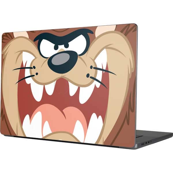 Skinit Officially Licensed Warner Bros Tasmanian Devil Laptop Skin for MacBook Pro 16-inch (2021) - Durable Vinyl Decal, Scratch Protection | Perfect for Work, School & Travel