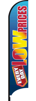 Feather Flag Banner - High Quality Custom Feather Flags for Outdoor Advertising, Events & Sales - Perfect for Business Promotion, Grand Openings & Car Dealerships