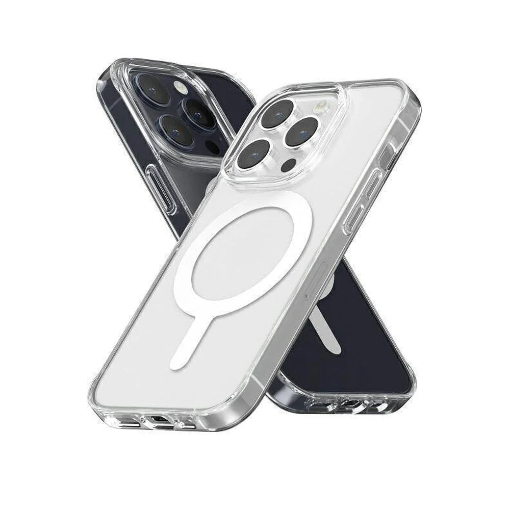 CrystalShield MagSafe iPhone Case - Ultra Clear Protective Cover with Strong Magnetic Grip for iPhone 13/14/15 Pro Max - Perfect for Everyday Use, Travel & Wireless Charging