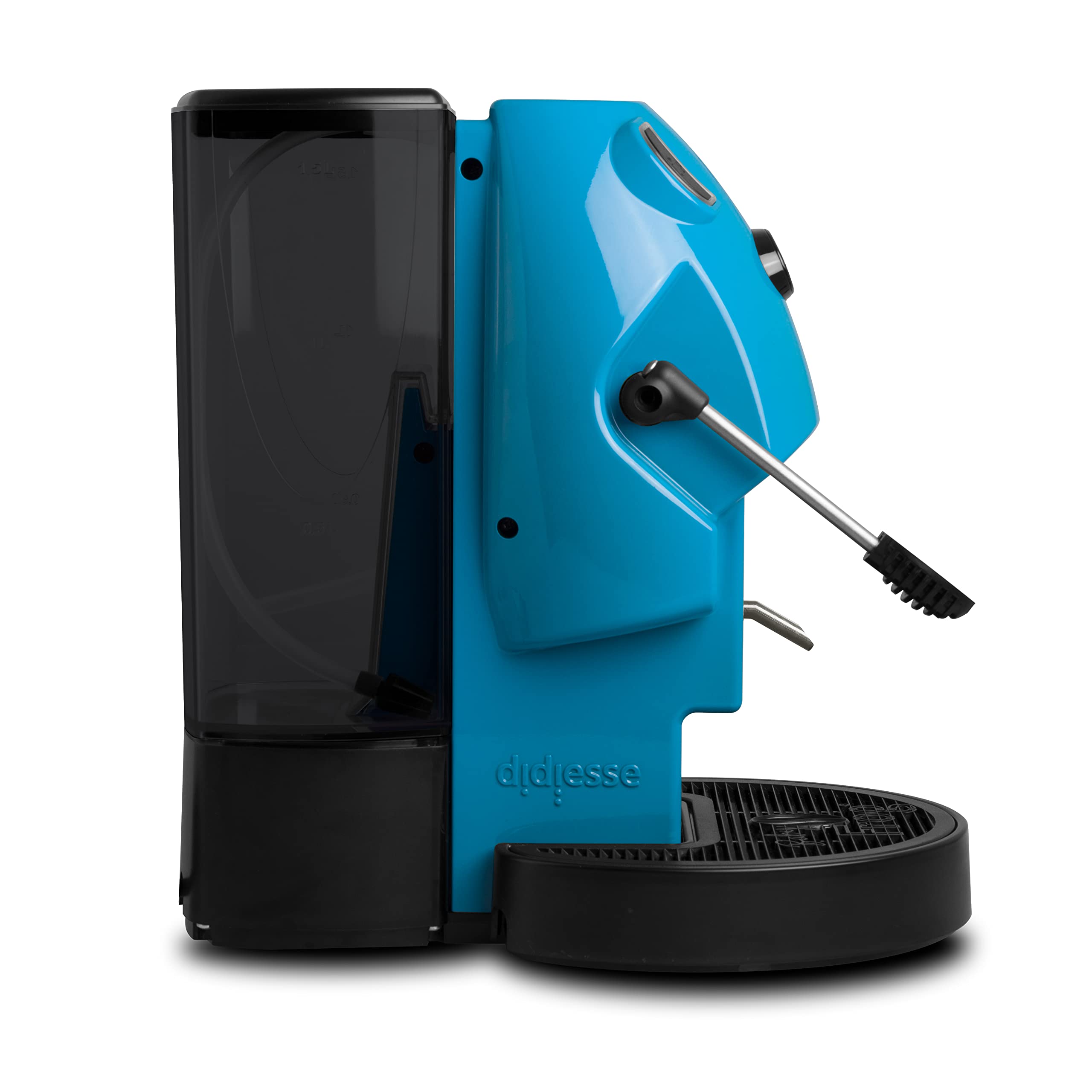 Didiesse Baby Frog ESE 44mm Pod Coffee Machine - Compact 450W with Standby Function & 1.5L Water Tank (Miami Blue) - Perfect for Home, Office, and Small Spaces
