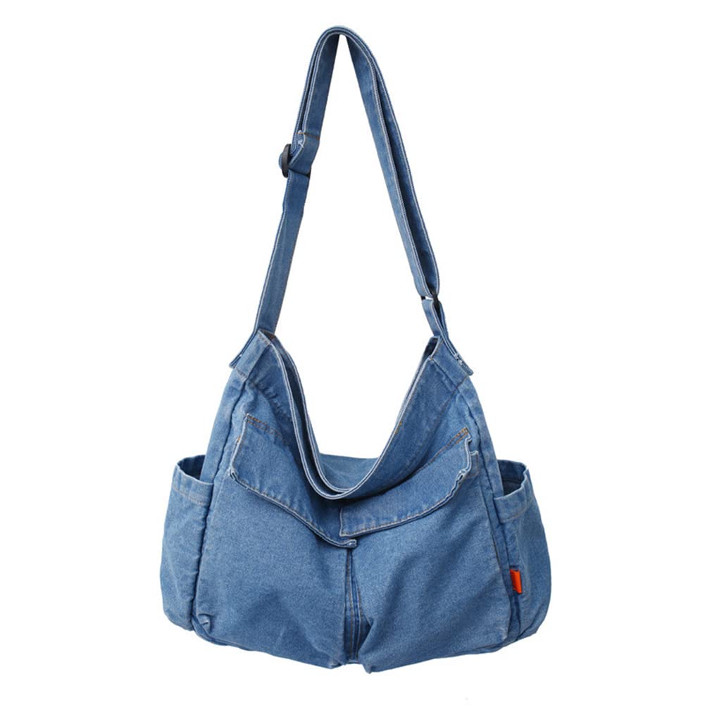 Stylish Canvas Messenger Bag for Women & Men - Large Hobo Crossbody Shoulder Tote with Multiple Pockets | Perfect for Work, Travel & Daily Commute