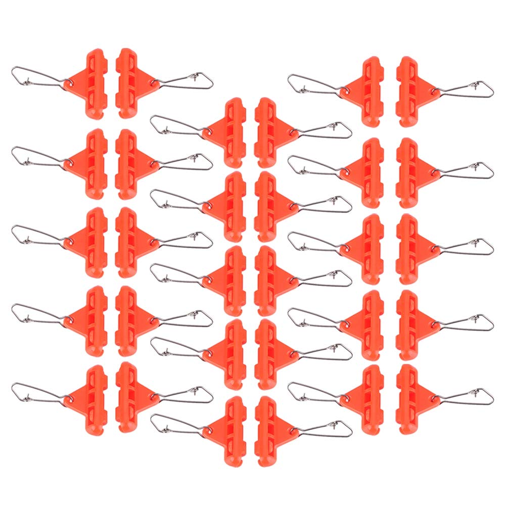 Ubersweet® 30pcs High-Strength Fishing Weights Sinkers - 2.0 x 1.5 Inch Lead Tackle for Saltwater, Freshwater, Boat & Shore Fishing - Perfect for Bass, Trout, Catfish & Ocean Angling