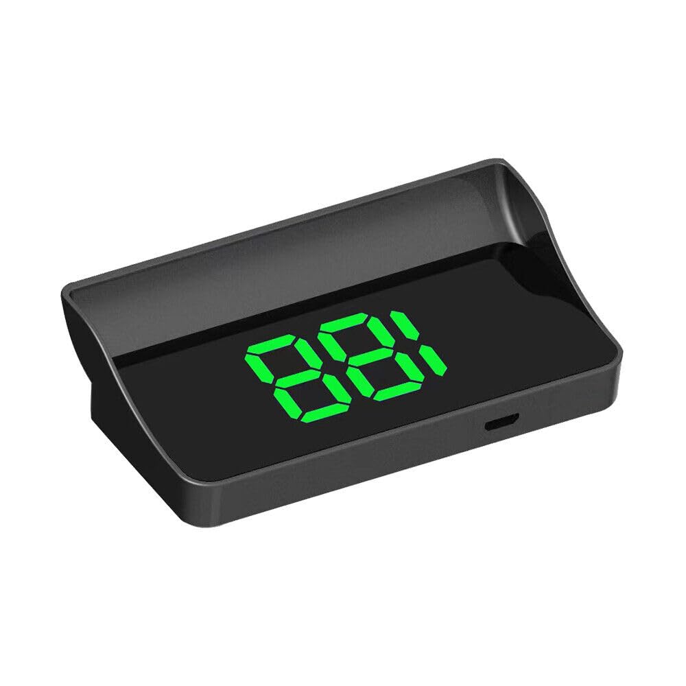 Universal Car HUD Digital Speedometer MPH Plug and Play - Windshield Mounted Car Speed Display for Enhanced Driving Safety and Convenience