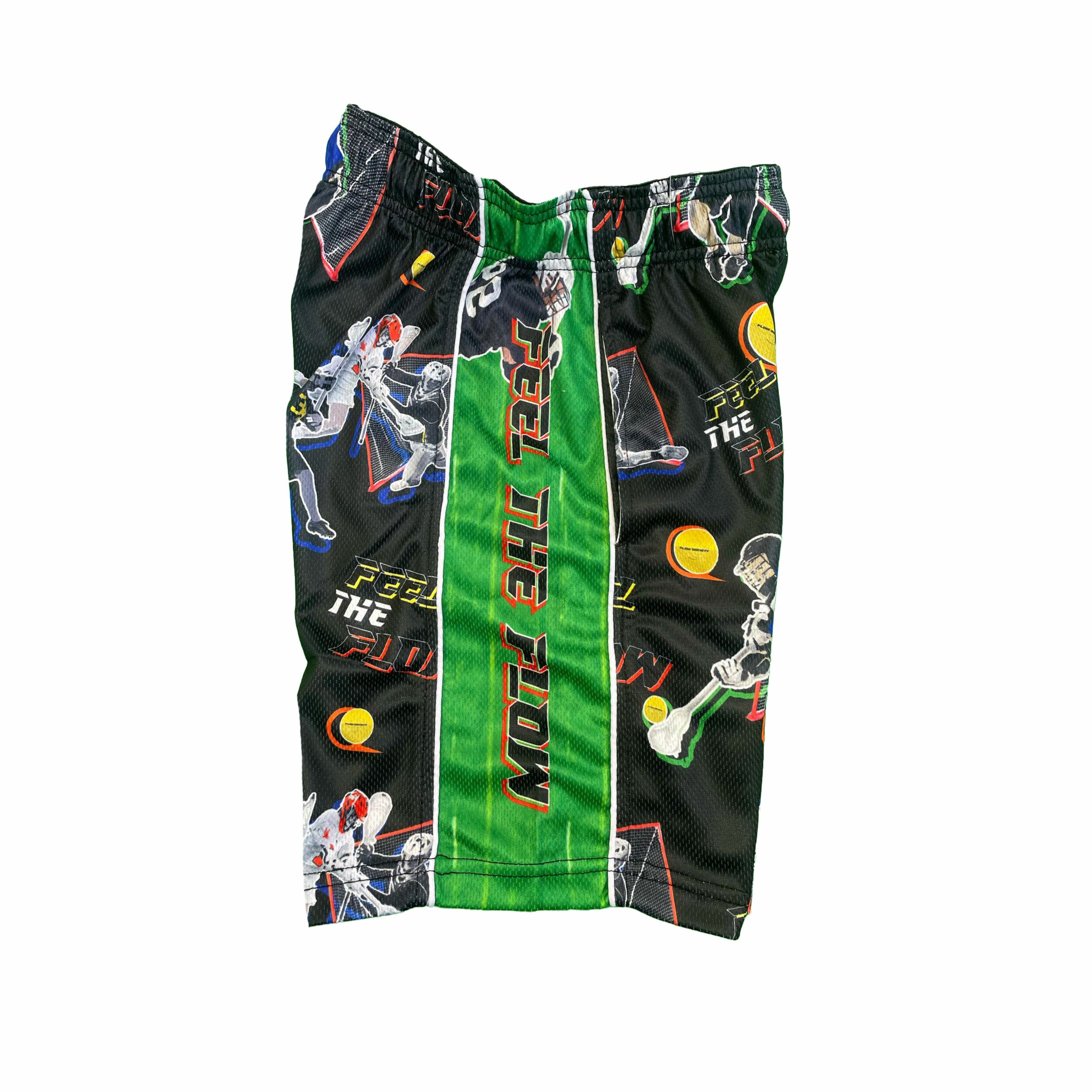 Boys' Feel The Flow Lacrosse Shorts - Lightweight & Breathable for Sports & Training - Perfect for Lacrosse, Running, and Gym Workouts