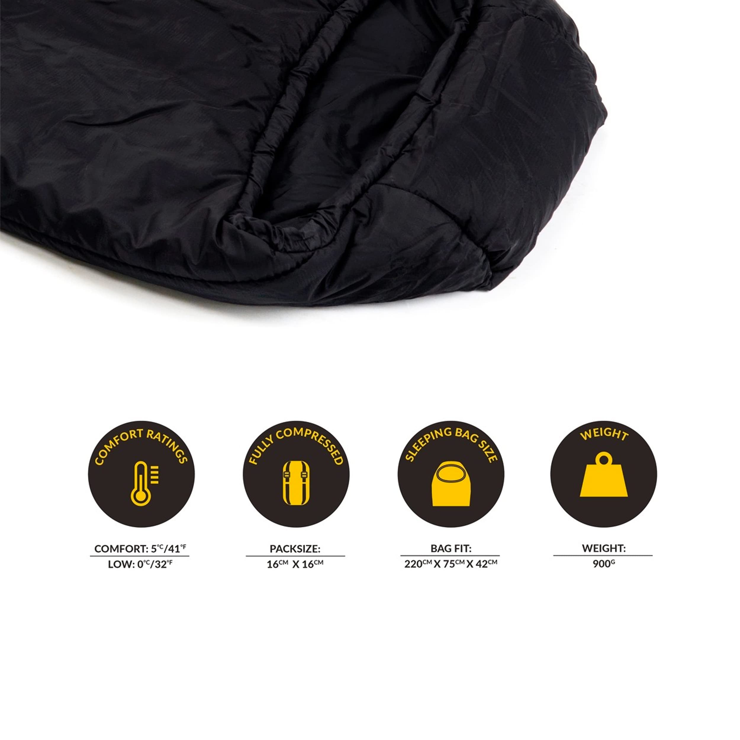 Snugpak Softie 3 Merlin Sleeping Bag - Lightweight & Compact Olive Green Camping Sleeping Bag for Backpacking, Hiking & Outdoor Adventures