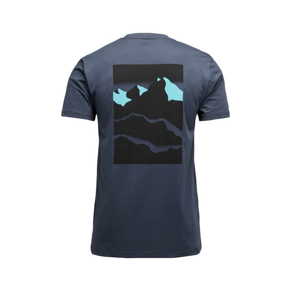 Black Diamond Mountainscape Short Sleeve T-Shirt for Men - Hiking, Camping & Outdoor Adventure Apparel