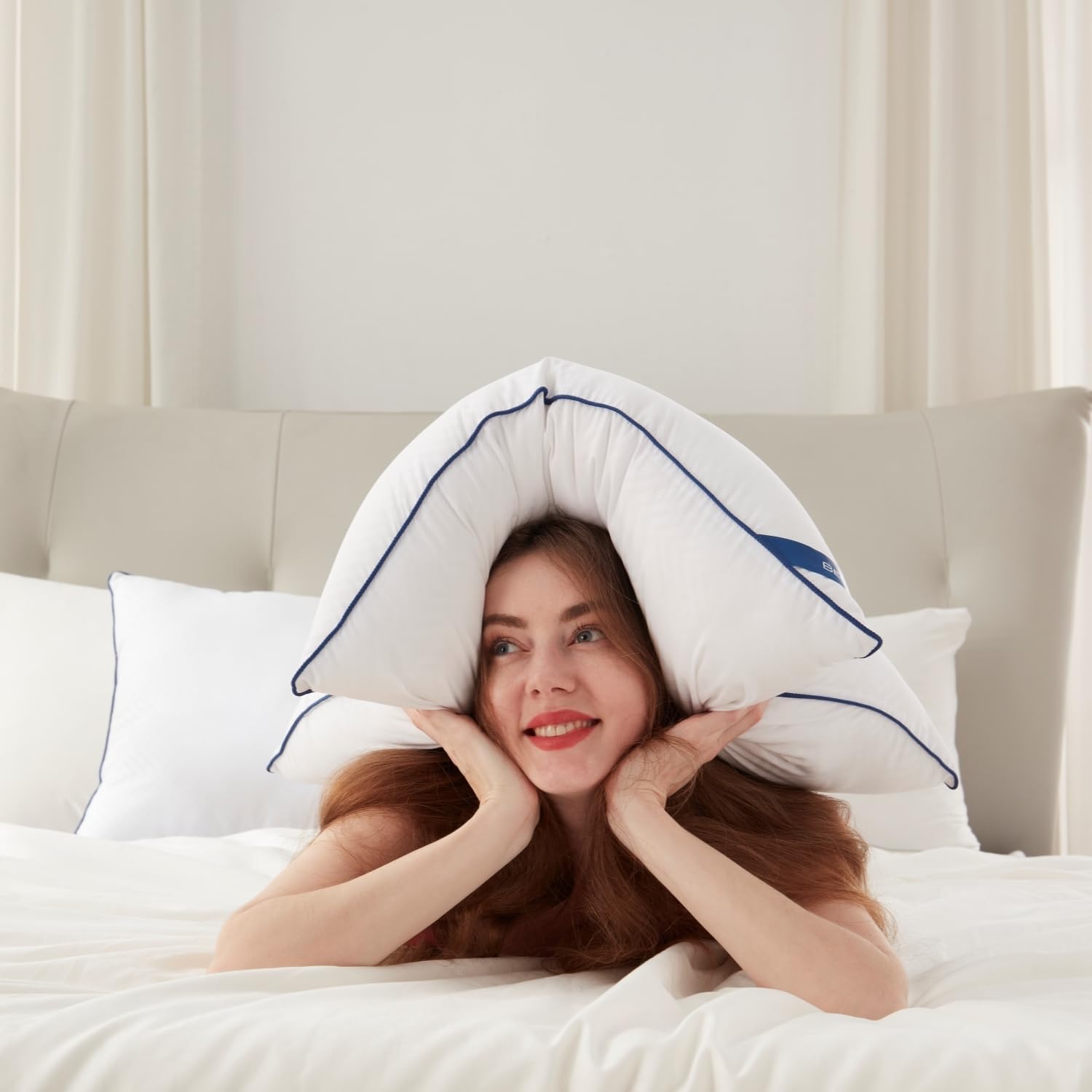 BedTreat Super Soft Down Alternative Pillows - King Size Set of 2, Cooling Hotel Quality Bed Pillows for Back, Stomach & Side Sleepers | Perfect for Home, Office & Travel Use