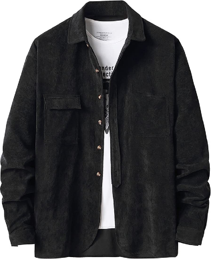Men's Corduroy Shirts for Casual Wear | Comfortable & Stylish Button Down Shirts for Fall & Winter | Perfect for Office, Dating & Outdoor Activities