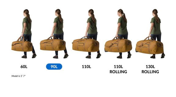**Eagle Creek No Matter What 90L Duffel Bag - Waterproof Travel Duffel for Camping, Hiking & Adventure - Durable Carry-On Luggage for Outdoor Trips**