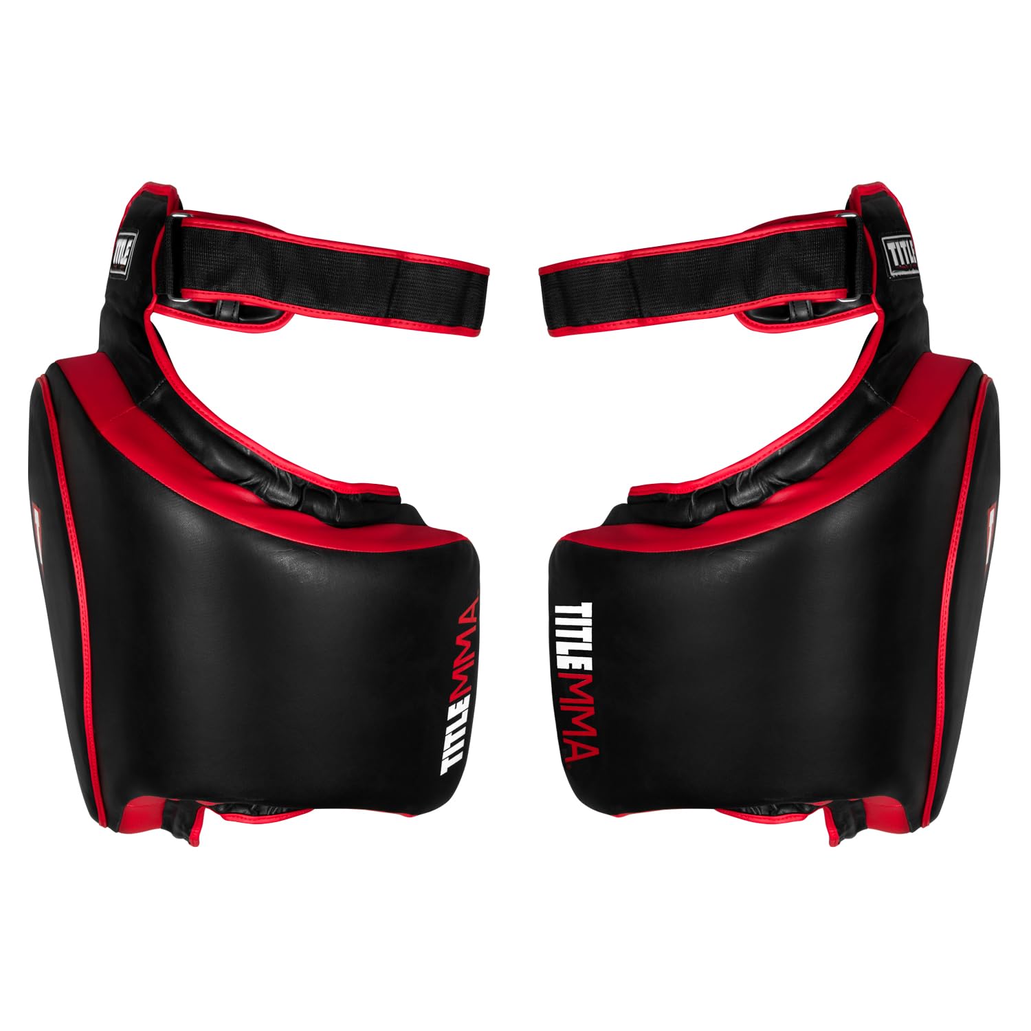 MMA Gel Thai Style Thigh Pads 2.0 - Premium Boxing & Muay Thai Training Pads for Kickboxing, Punching Mitts, Focus Mitts - Durable MMA & Boxing Equipment for Professional Fighters & Fitness Enthusiasts - Perfect for Sparring, Bag Work & Combat Sports Training