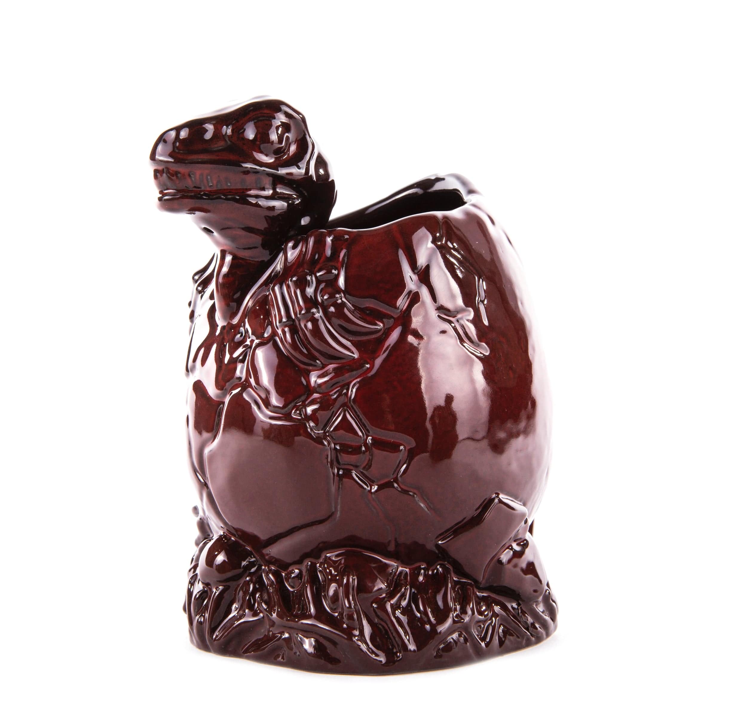 Jurassic Park Baby Raptor Tiki Mug - Lava Glow Ceramic Collectible Cup for Movie Fans, Dinosaur Enthusiasts - Perfect for Themed Parties, Home Decor & Gift Giving