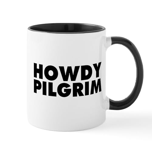 White/Black Inside - Howdy Pilgrim Mug