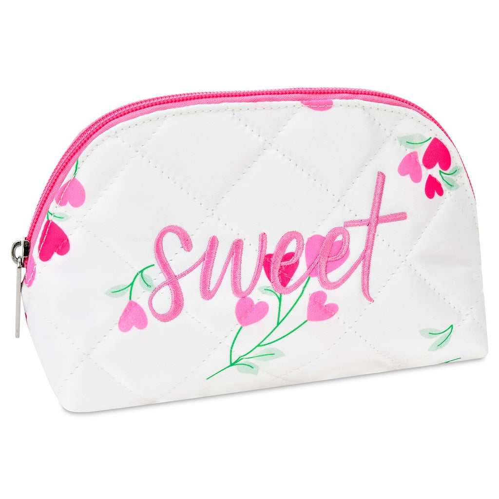 Iscream Sweet Theme Cosmetic Bag - Cute Makeup Pouch for Travel & Daily Use | Waterproof Toiletry Organizer for Women & Girls | Perfect for School, Gym, and Vacation Essentials
