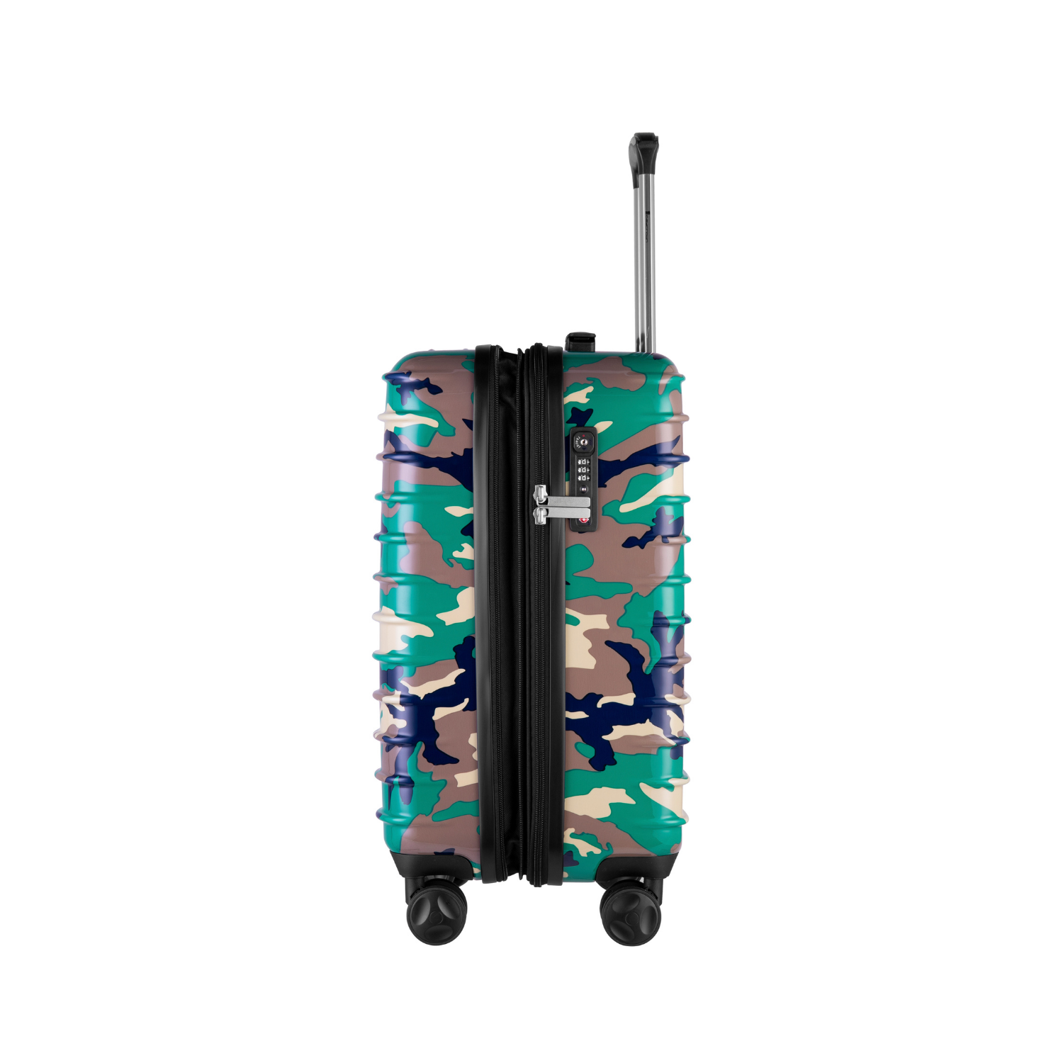 Daycrown 802 Carbon Fiber Texture Luggage - Lightweight Durable Suitcase for Travel, Business Trips & Vacations