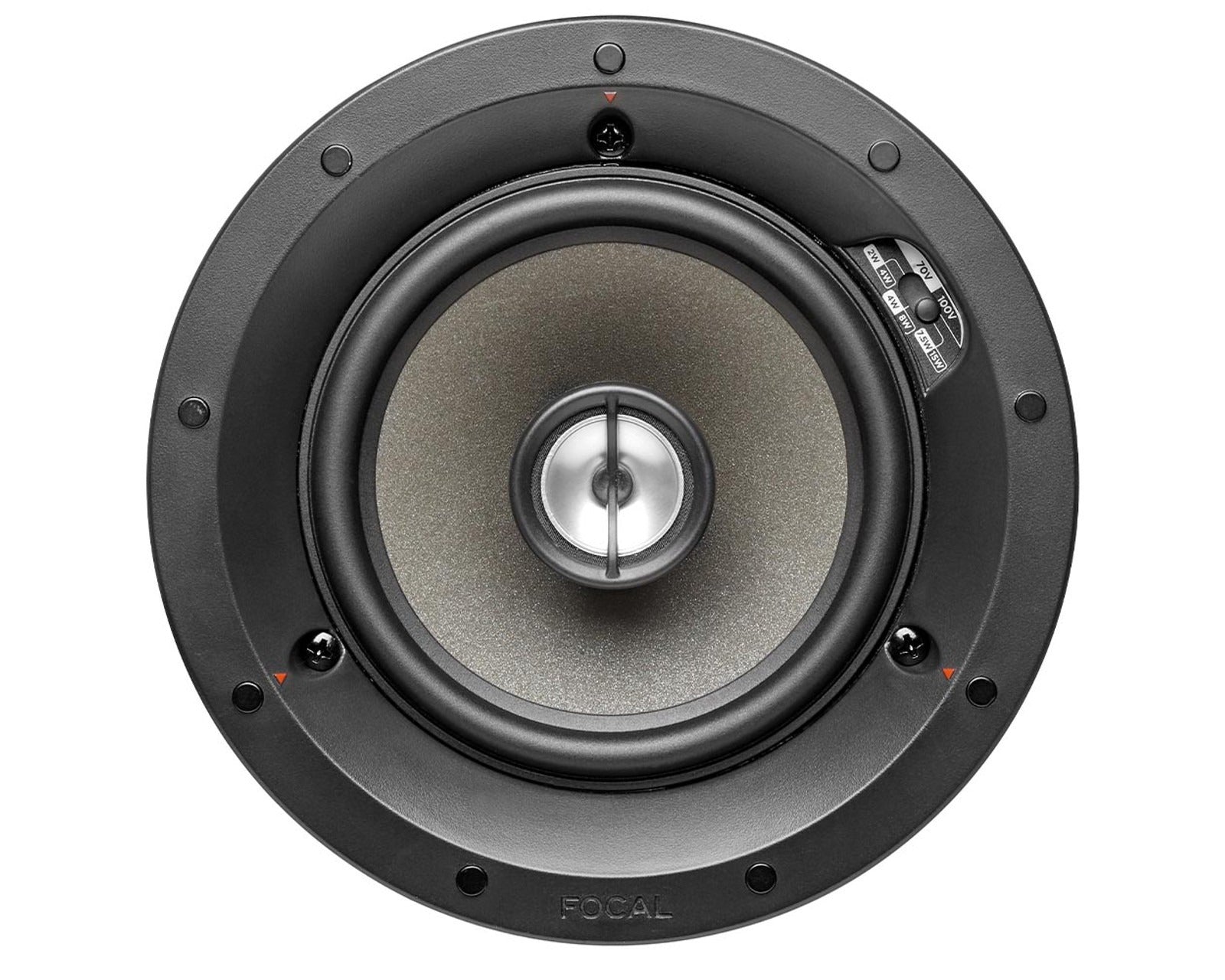 Focal 100 ICW5 T In-Wall/In-Ceiling 2-Way Coaxial Speaker - High-Quality Home Audio System for Living Room, Bedroom & Home Theater Installation (Each)