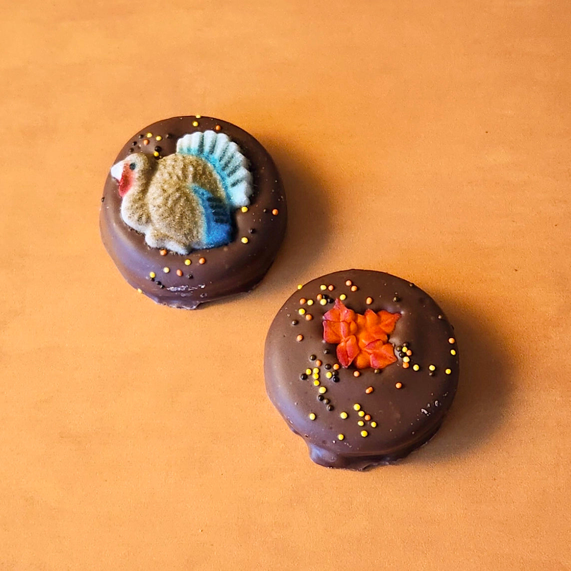 Delicious Chocolate Covered Oreo Cookies for Thanksgiving - Perfect for Holiday Parties, Gifts & Dessert Platters