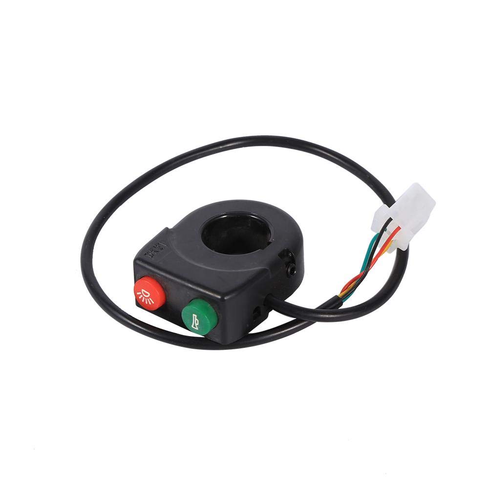 2 in 1 Motorcycle Headlight & Horn Switch - Handlebar Control Button for Motorcycle, Scooter & E-Bike - Easy ON/OFF for Night Riding & Safety Alerts