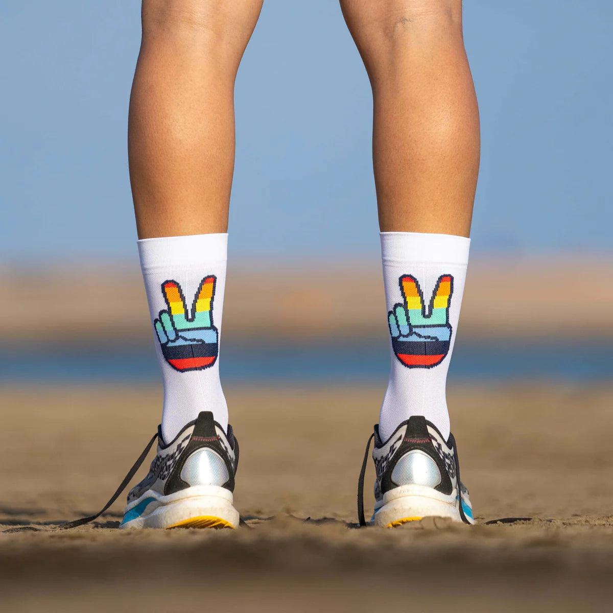 Breathable Running Socks for Men & Women - Moisture Wicking Athletic Socks with Arch Support - Perfect for Jogging, Marathon, Gym Workouts & Sports Activities