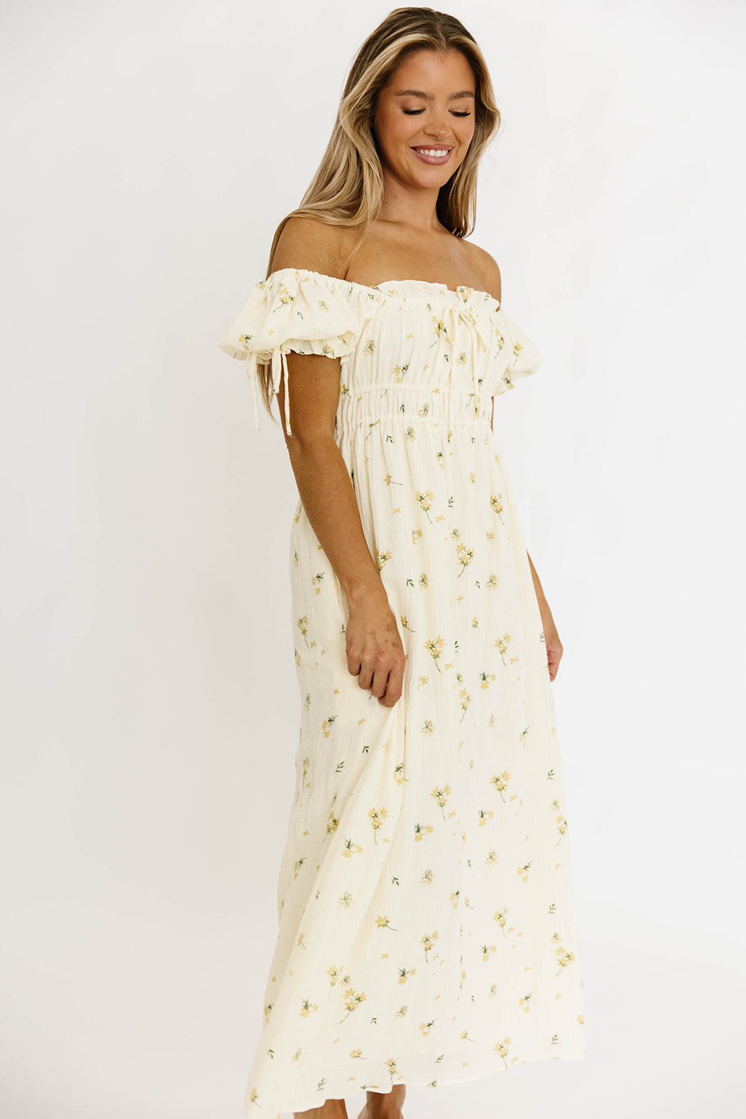 Savanna Steppe 100% Cotton Cream Dress - Bump Friendly Maternity & Inclusive Sizing (S-3XL) | Perfect for Pregnancy, Nursing, and Everyday Comfort Wear