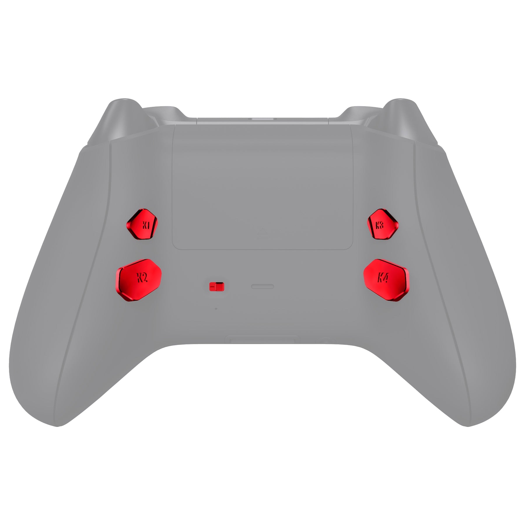 eXtremeRate Redesigned K1 K2 K3 K4 Back Buttons & Paddle Toggle Switch for Xbox Series X/S Controller - Chrome Red | Compatible with eXtremeRate Hope Remap Kit | Enhanced Gaming Performance for FPS, Racing & Action Games