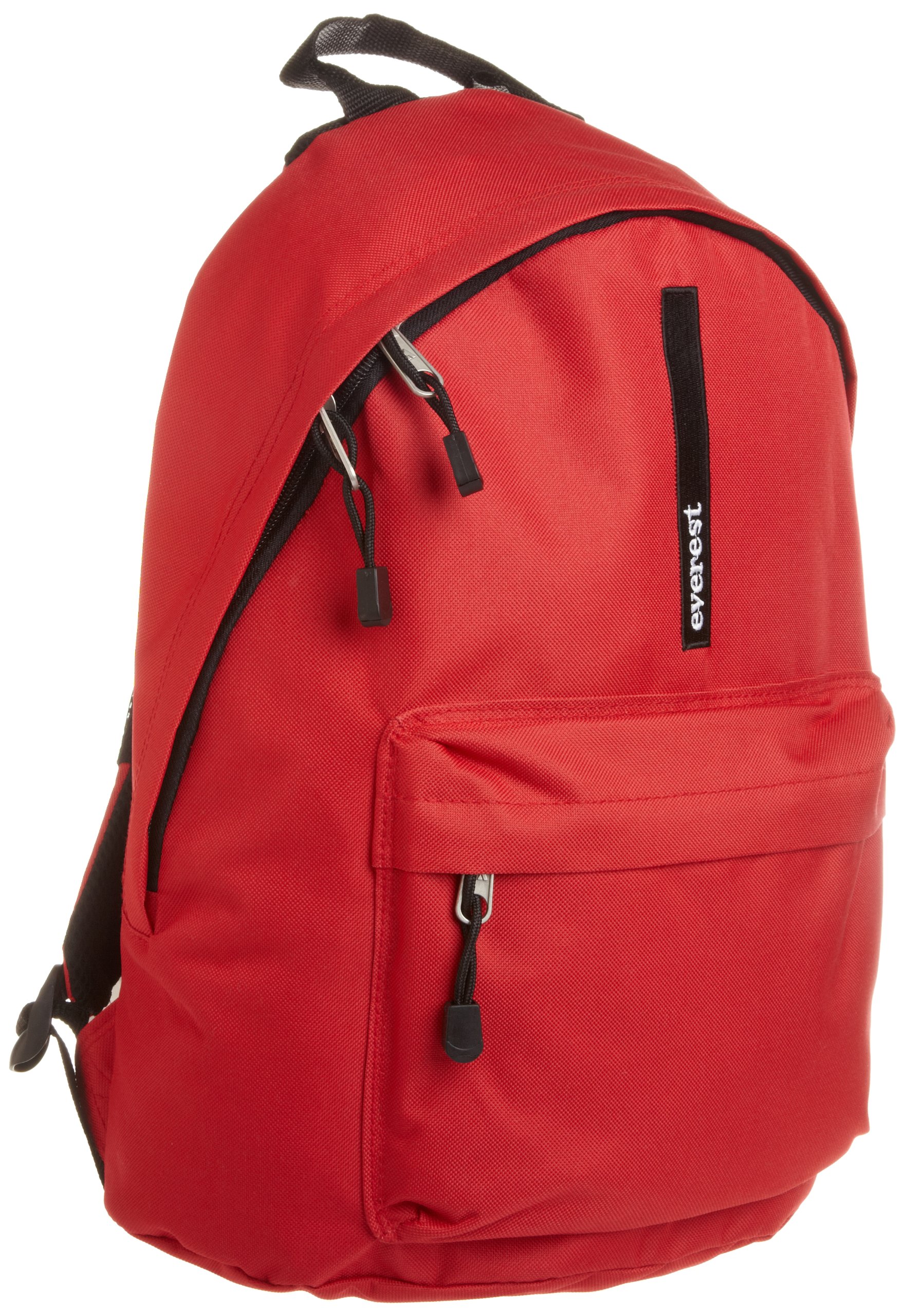 Everest Stylish Travel Backpack - Medium Size, Durable & Lightweight Red Backpack for Men & Women - Perfect for Hiking, Commuting & Business Trips