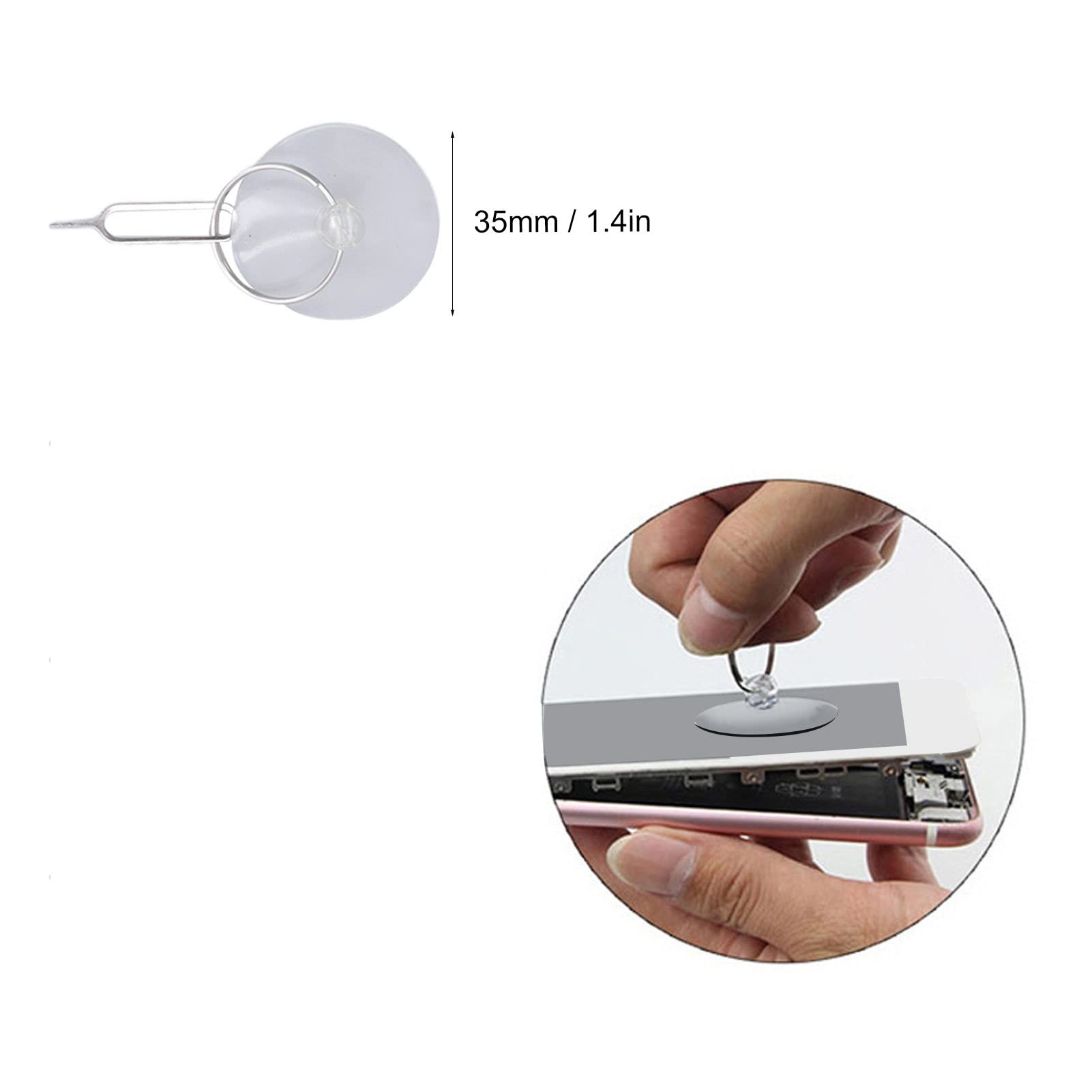 Professional Electronics Repair Tool Kit - PVC Plastic Pry Tools, Spudgers, Triangular Sheets & Suction Cups for iPhone, Laptop, Smartphone Repair | DIY Gadget Fixing Accessories for Technicians & Hobbyists