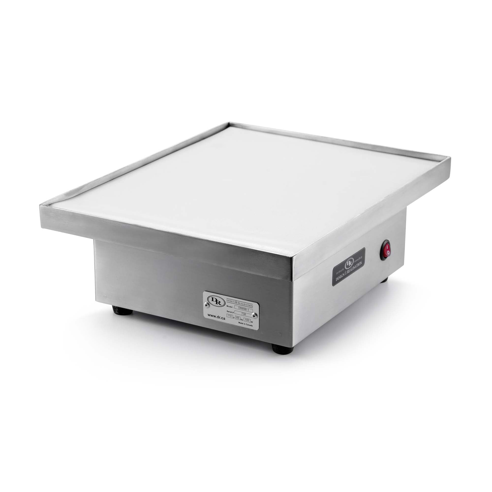 Premium Chocolate Vibrating Table for Confections & Baking - Perfect for Tempering Chocolate, Candy Making & Dessert Decorating at Home or Commercial Kitchens