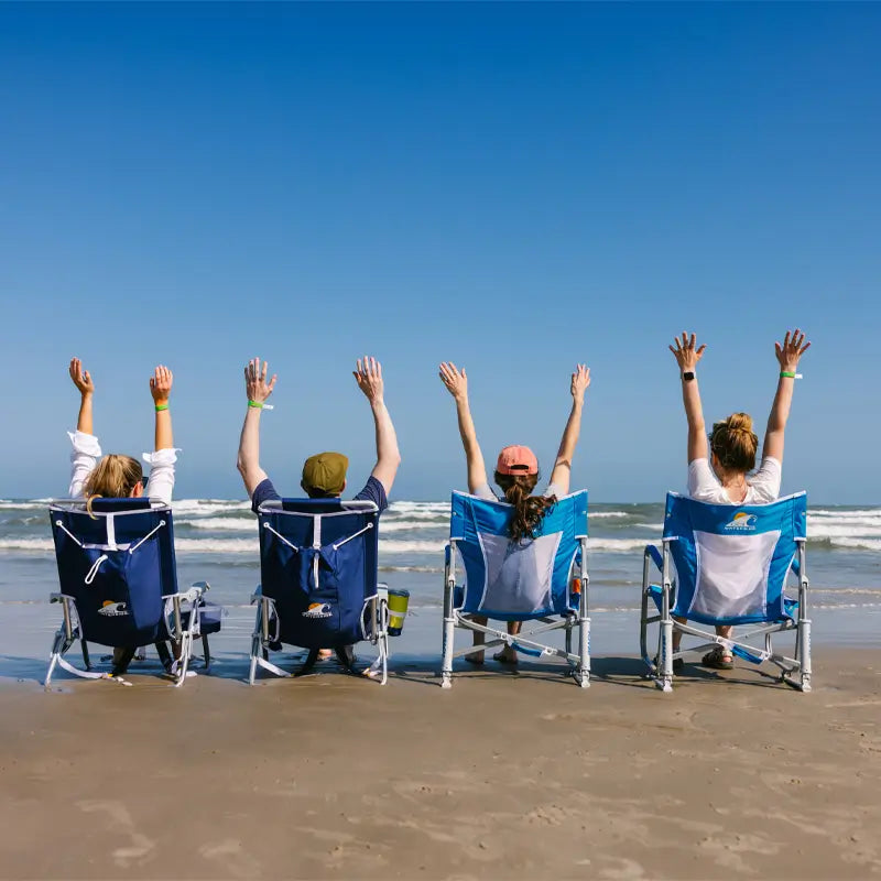 Premium Folding Beach Rocker Chair - Portable & Lightweight for Outdoor Relaxation at Beach, Pool, Camping, and Backyard