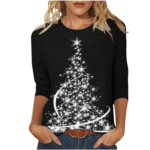 White Christmas Shirt for Women