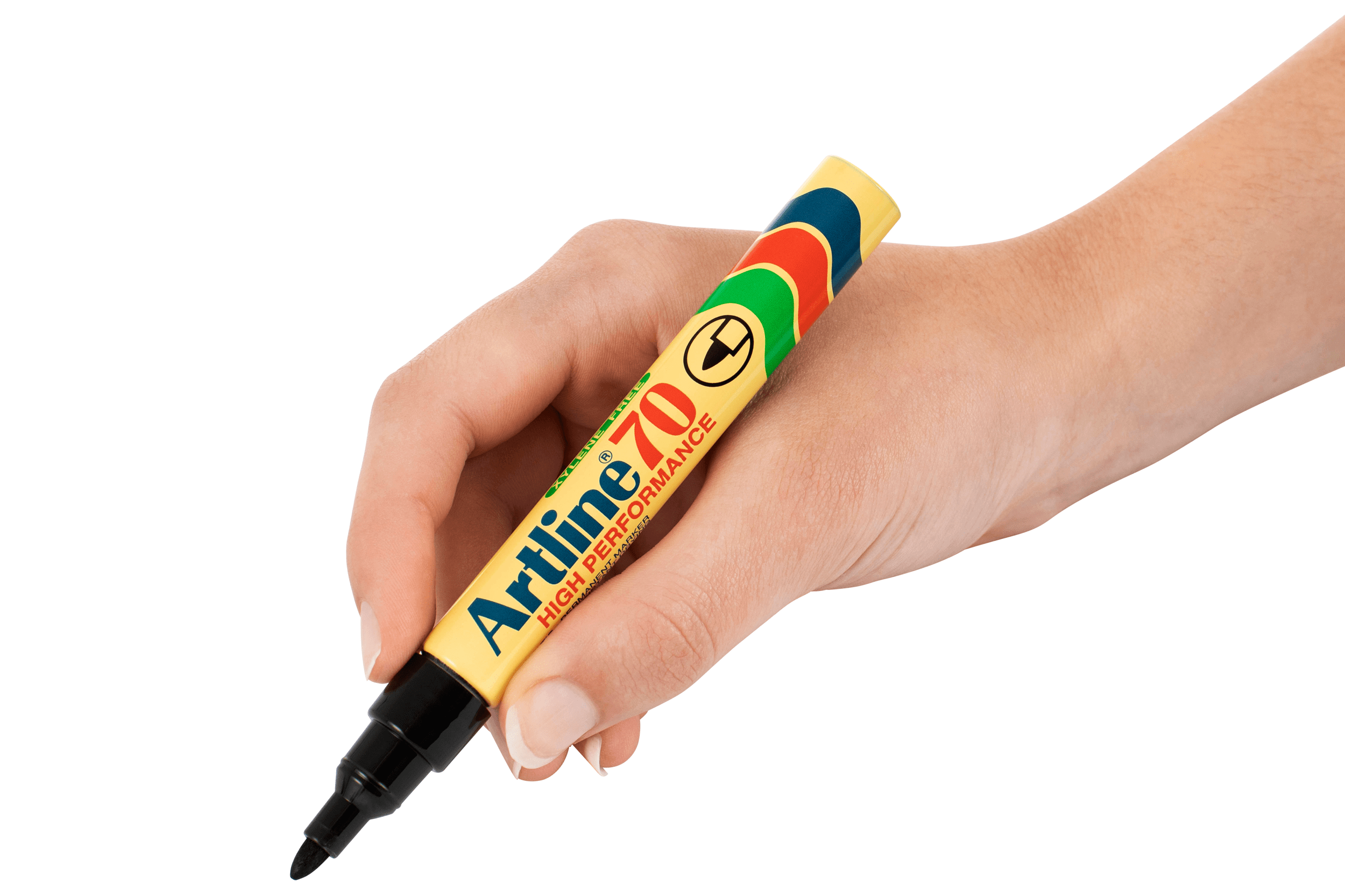 Artline 70 Permanent Markers - Bullet Tip, Black Ink, 12-Pack for Office, School, Art Projects & DIY Crafts