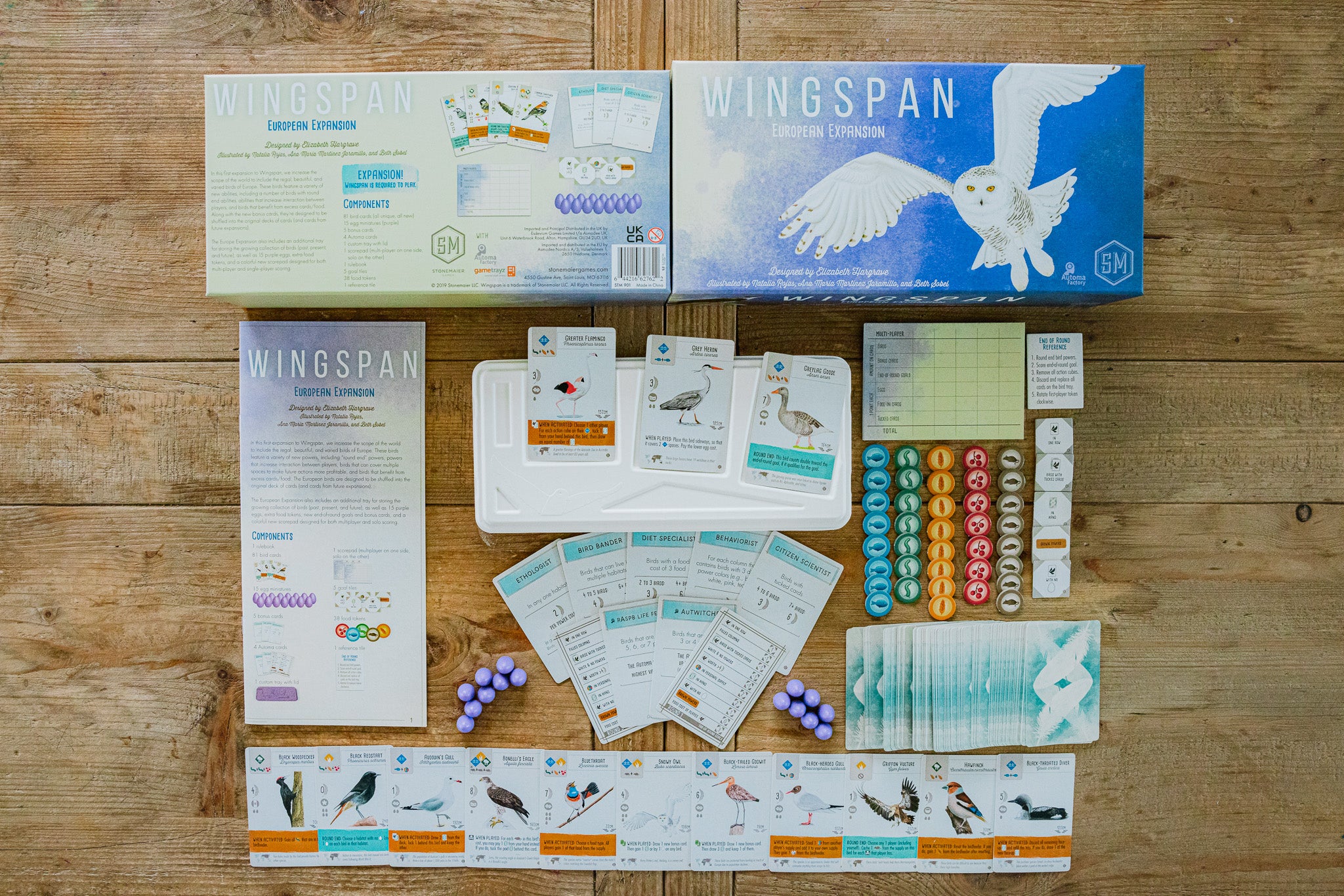 Wingspan European Expansion Board Game - Strategic Bird Card Game for Adults & Families - Perfect for Game Nights & Educational Play