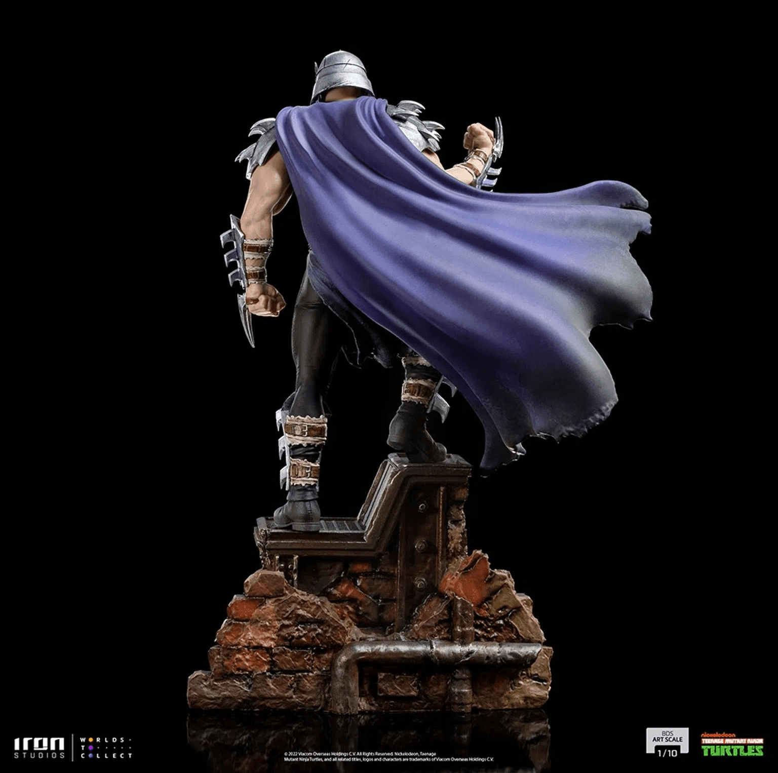 Iron Studios TMNT Shredder BDS Art Scale 1/10 Statue - Teenage Mutant Ninja Turtles Villain Collectible for Display & Home Decor