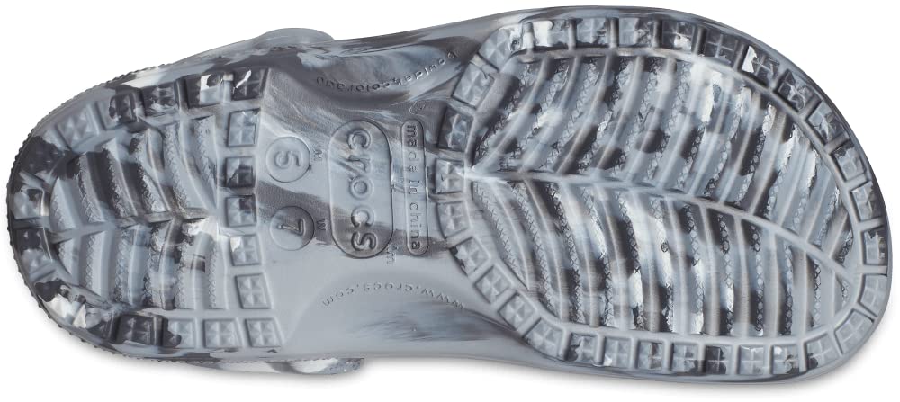 Crocs Unisex Classic Marbled Tie-Dye Clogs - Comfortable Slip-On Shoes for Men & Women - Perfect for Beach, Pool, Garden & Casual Wear