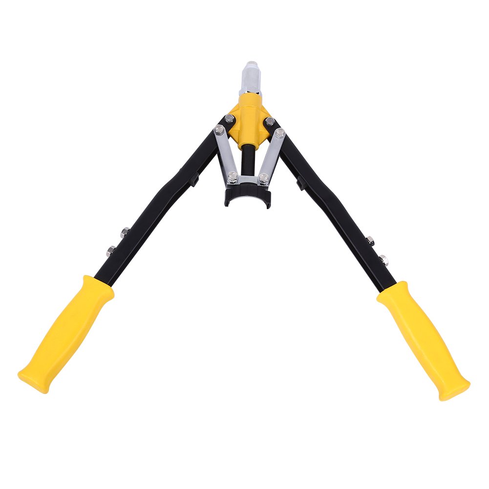 Heavy Duty Professional Rivet Gun Kit - Blind Riveter Tool with 2.5mm-6mm Mandrels for Metal, Wood & DIY Projects | Industrial Strength Hand Riveter for Construction, Automotive & Home Repairs