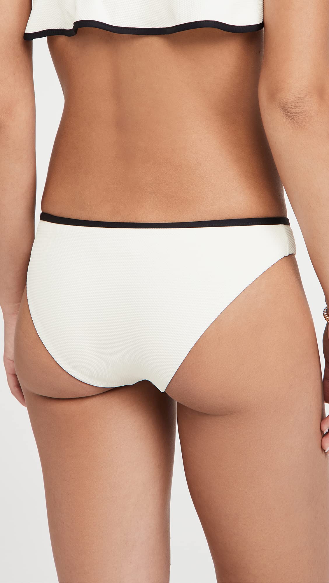 Eberjey Women's Pique Annia Bikini Bottoms - Comfortable Swimwear for Beach, Pool & Vacation | High-Quality Bikini Bottom for Women