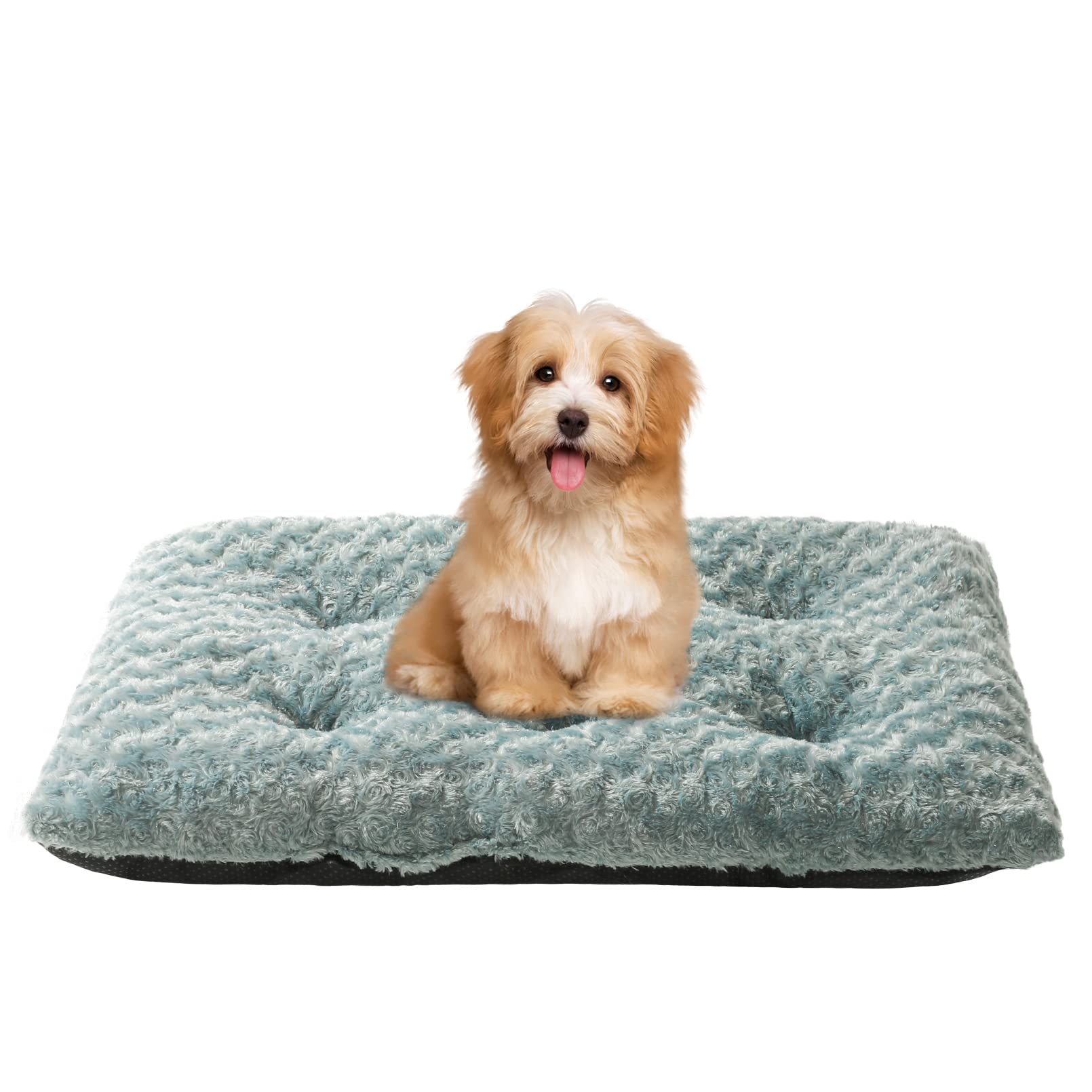 Sycoodeal Orthopedic Dog Bed Mat - Soft & Comfortable Pet Bed for Dogs & Cats - Non-Slip Bottom & Machine Washable - Perfect for Crates, Kennels & Home Use