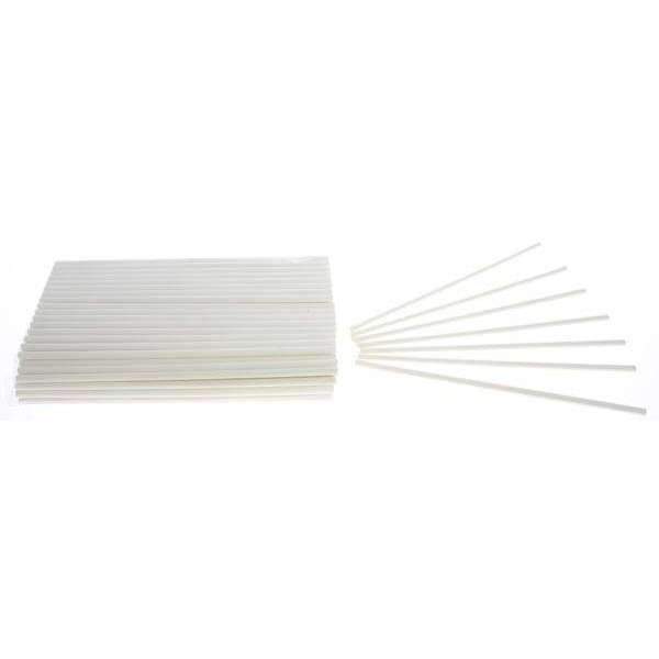 Medium Lollipop Sticks - 100pcs Food Grade Paper Sticks for Candy Making, Baking & DIY Crafts - Perfect for Homemade Lollipops, Cake Decorations & Party Favors