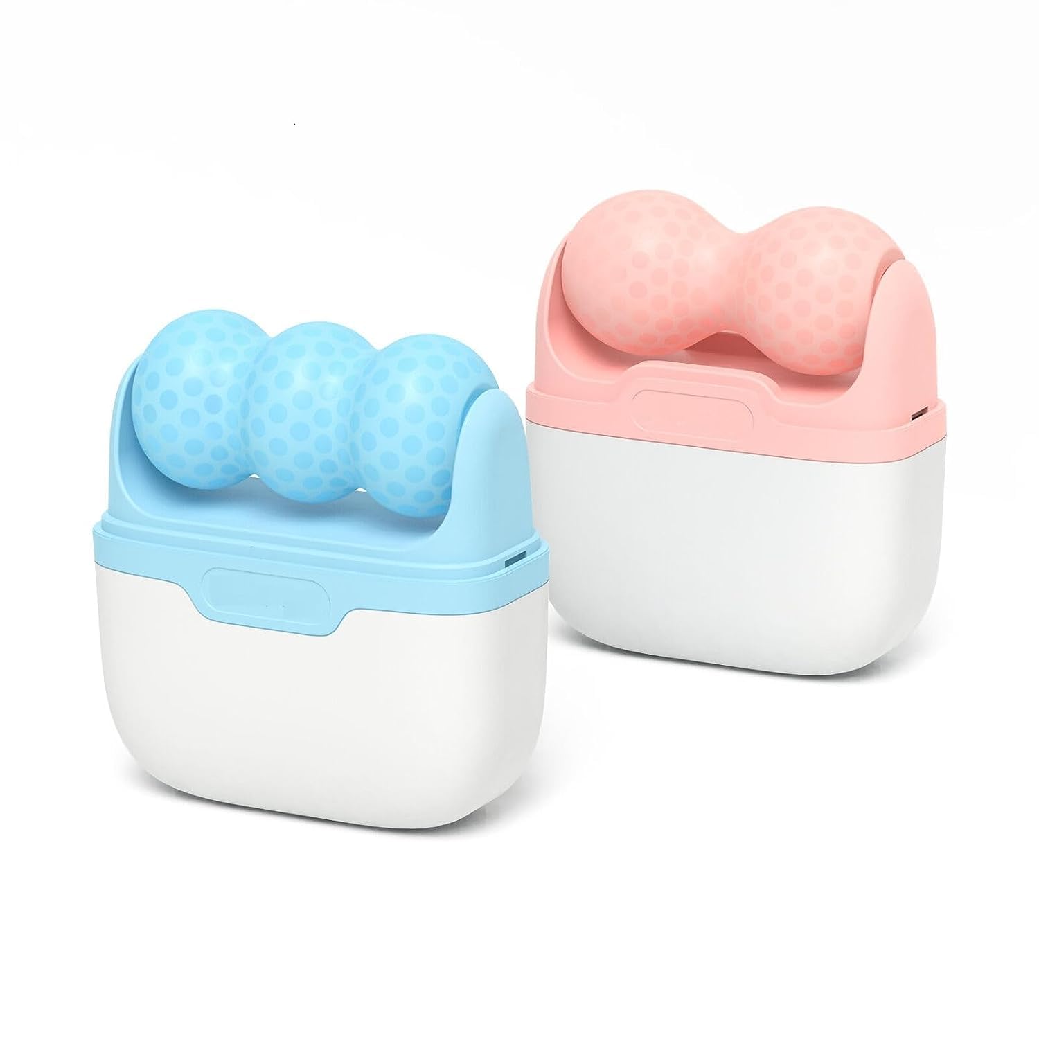 Vroxy Pain Relief Ice Roller Massager for Face & Body - Dual Shape Cooling Skin Care Tool to Reduce Puffiness - Perfect for Post-Workout Recovery & Morning Skincare Routine (1 Piece, Unisex)