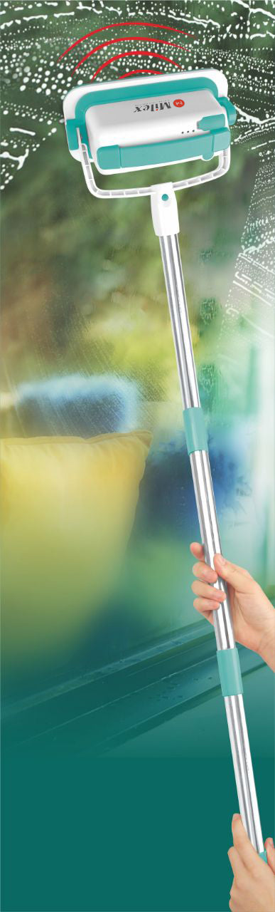Milex Cordless Electric Scrubber - Powerful Vibration Cleaning Brush for Stubborn Dirt & Grime - Perfect for Bathroom Tiles, Kitchen Sinks & Outdoor Cleaning