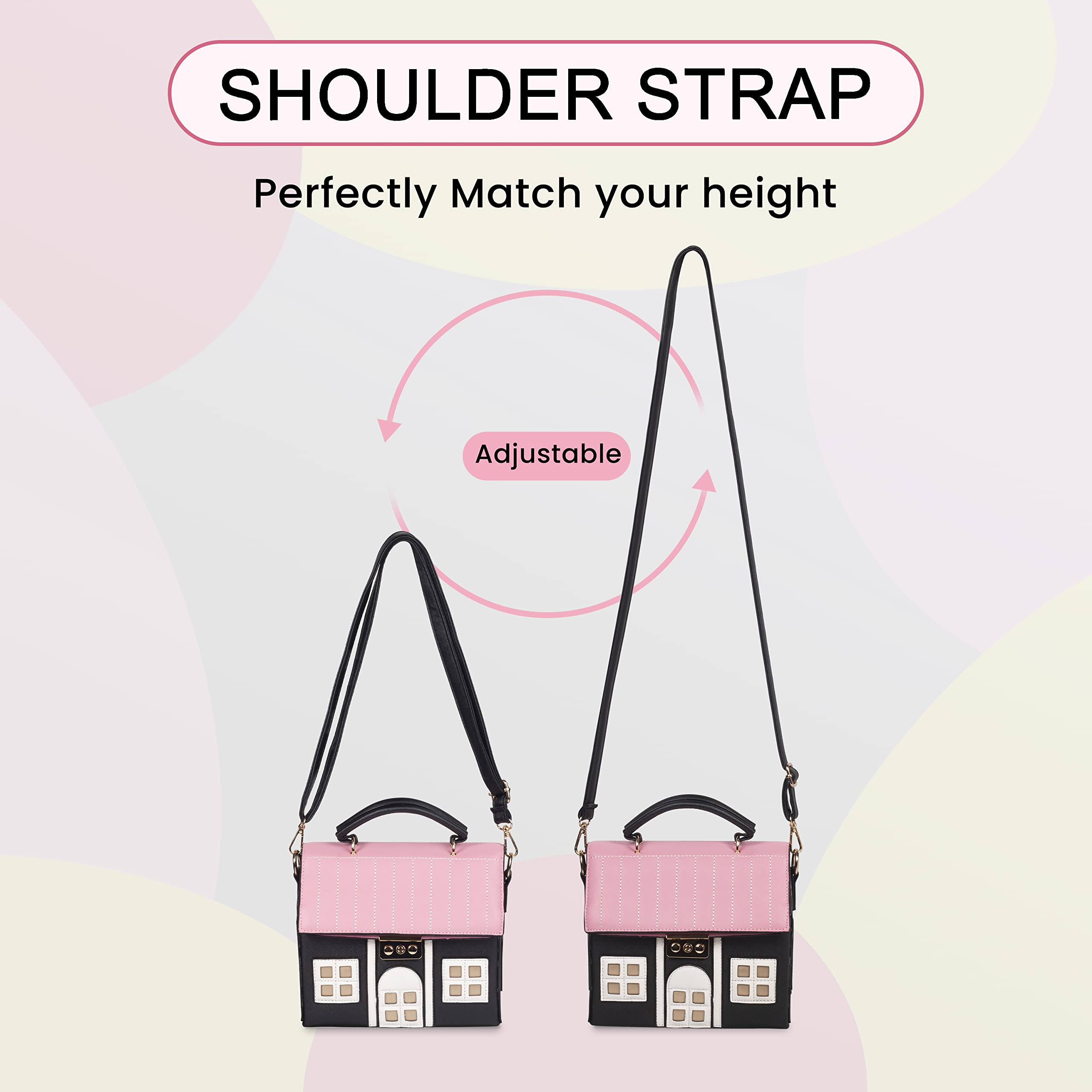 Stylish PU Leather Crossbody Bag for Women - Trendy Shoulder Purse & Messenger Handbag - Perfect for Daily Use, Travel & Shopping