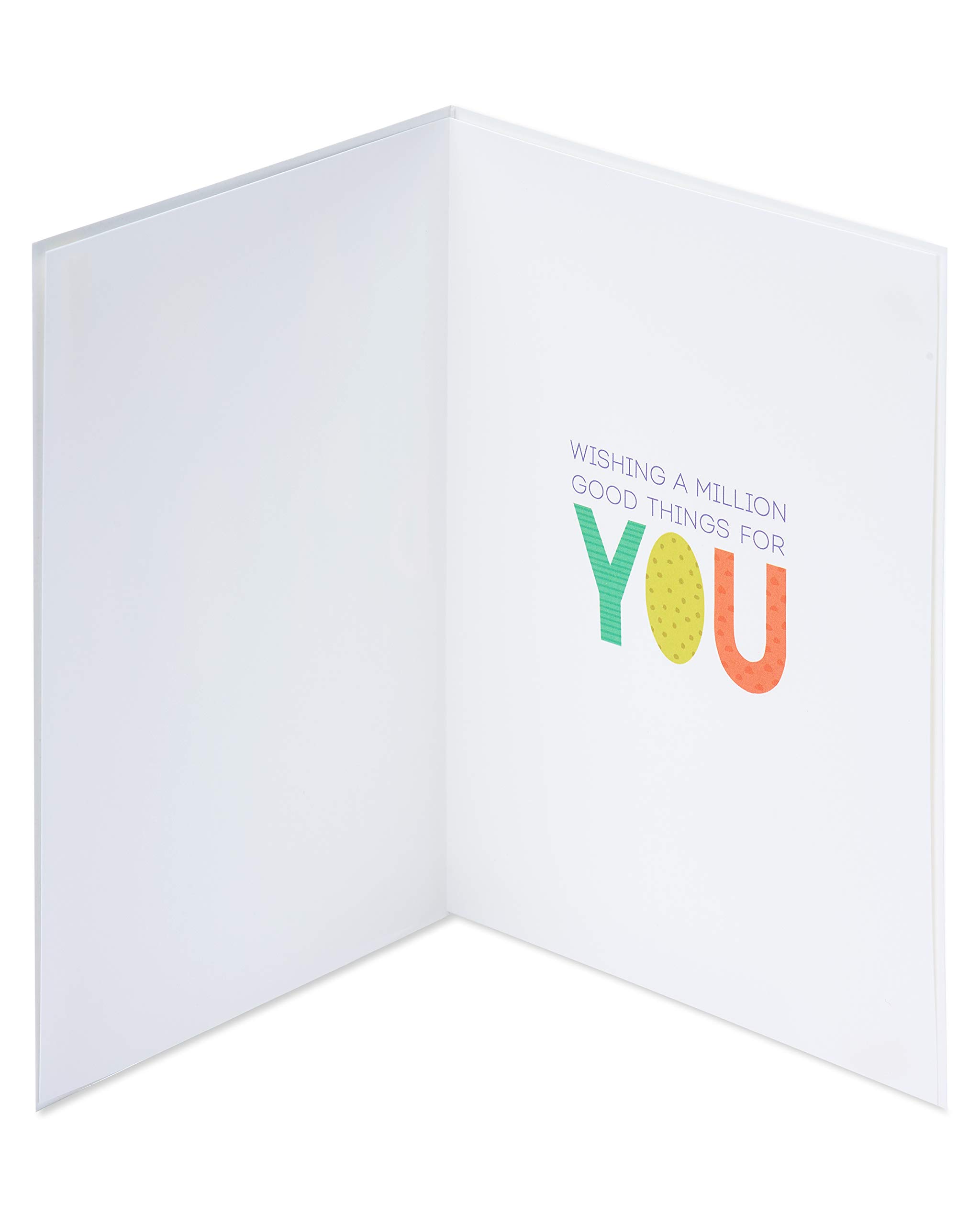 Papyrus Birthday Card - A Million Good Things - Elegant Floral Greeting Card for Women & Men - Perfect for Birthdays, Anniversaries & Special Occasions